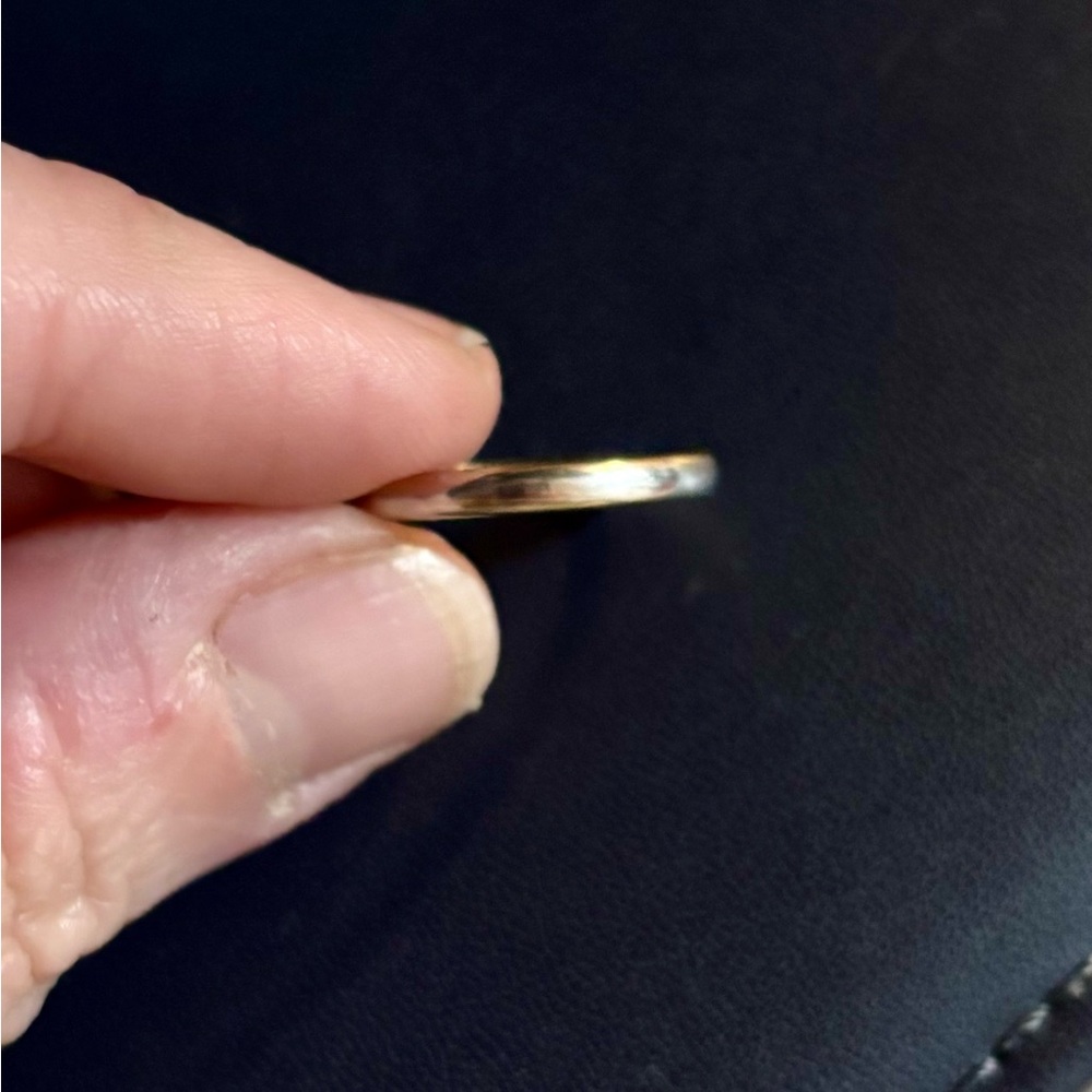 SOLD 2.5mm 14kt Solid Gold Comfort Fit Wedding Band $590